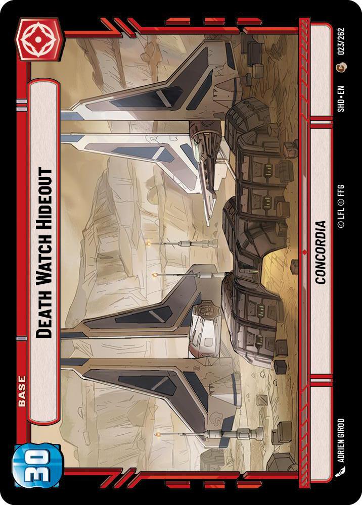 Star Wars: Unlimited: Death Watch Hideout // Shield card image