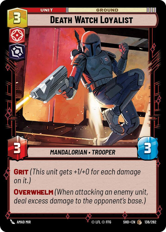 Star Wars: Unlimited: Death Watch Loyalist card image