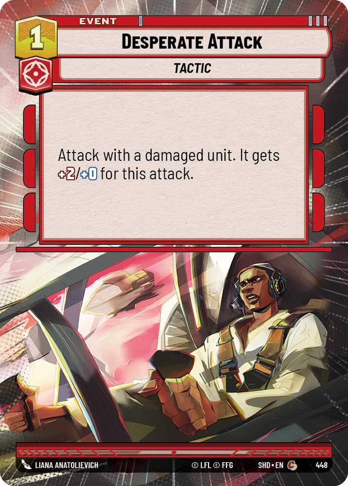 Star Wars: Unlimited: Desperate Attack (Hyperspace) card image