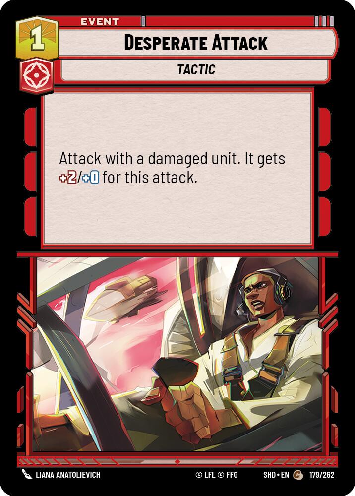 Star Wars: Unlimited: Desperate Attack card image