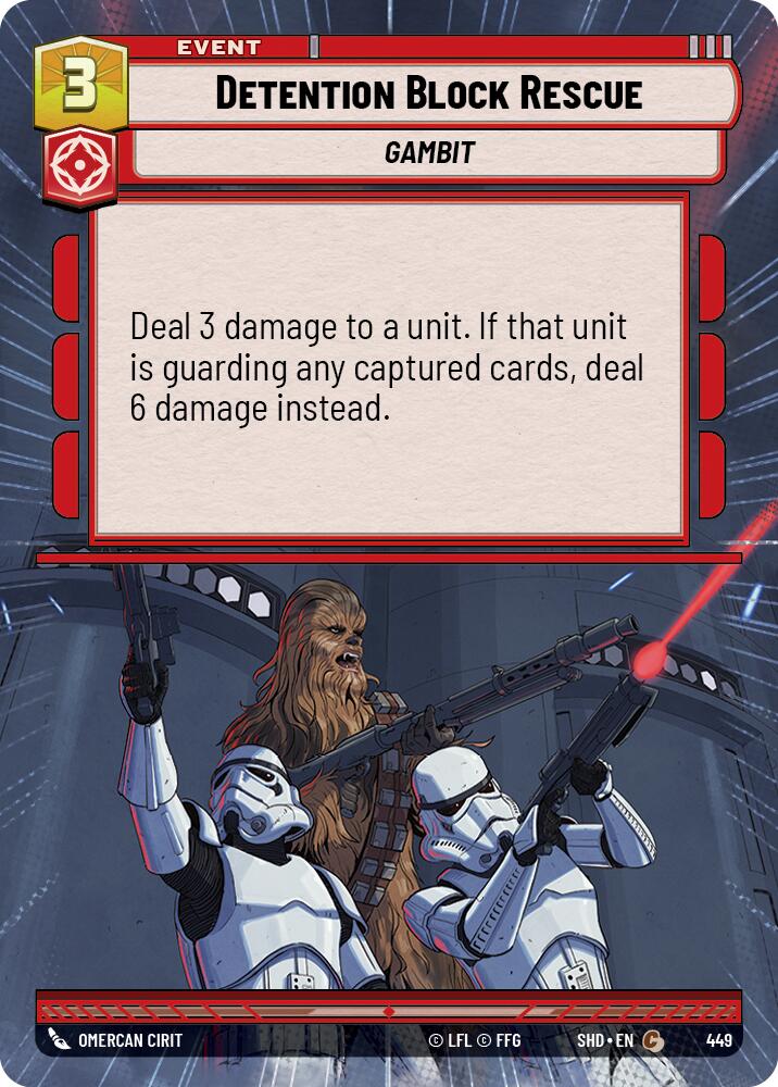 Star Wars: Unlimited: Detention Block Rescue (Hyperspace) card image