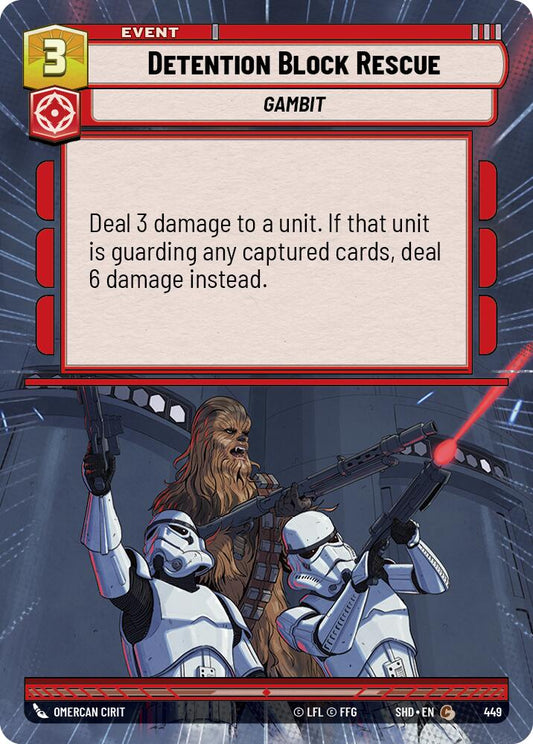 Star Wars: Unlimited: Detention Block Rescue (Hyperspace) card image