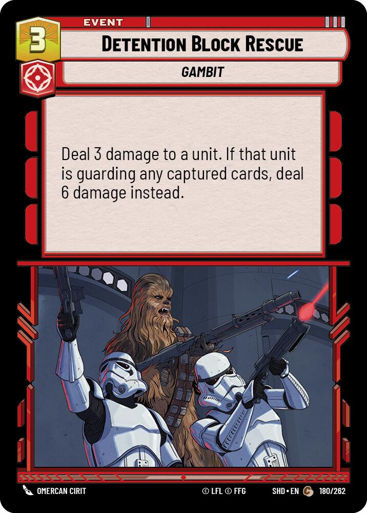 Star Wars: Unlimited: Detention Block Rescue card image