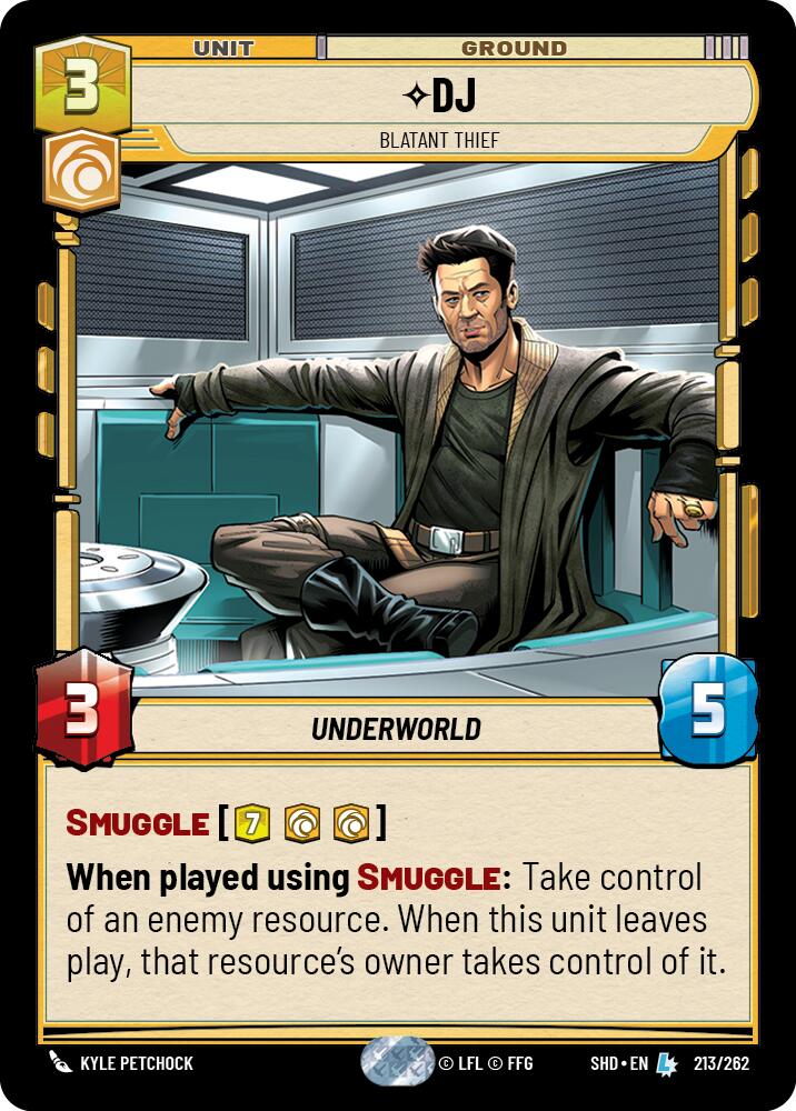 Star Wars: Unlimited: DJ - Blatant Thief card image