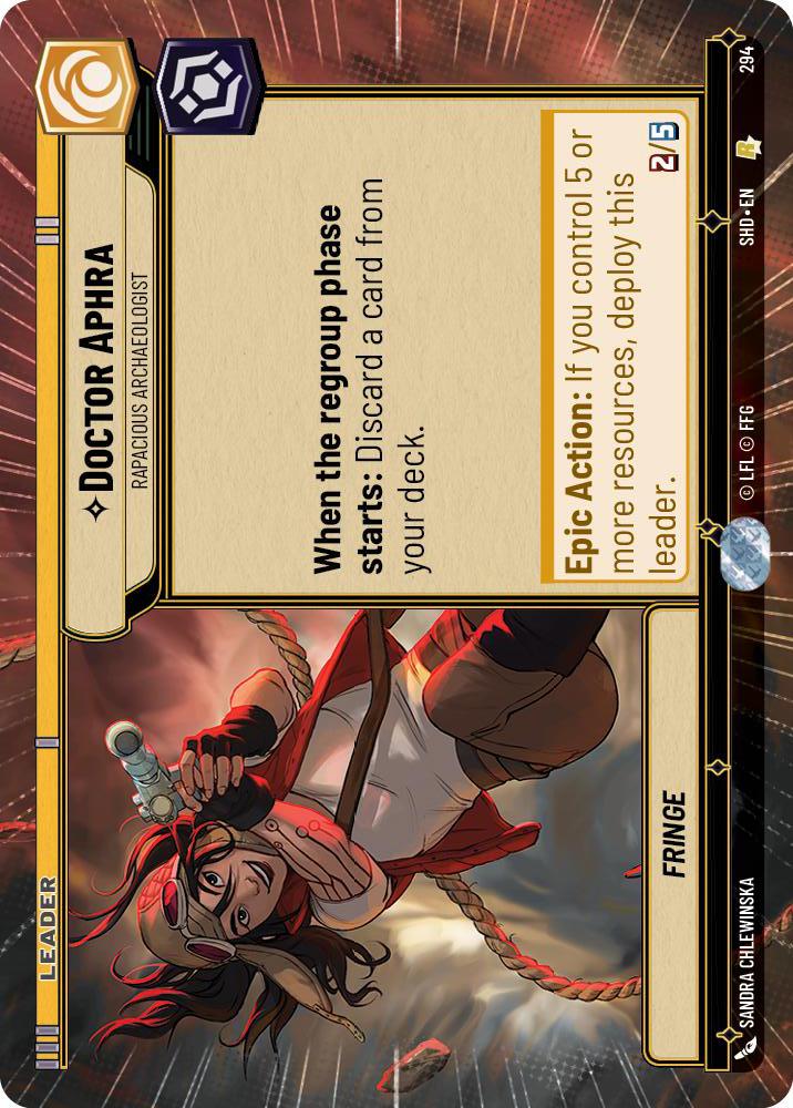 Star Wars: Unlimited: Doctor Aphra - Rapacious Archaeologist (Hyperspace) card image