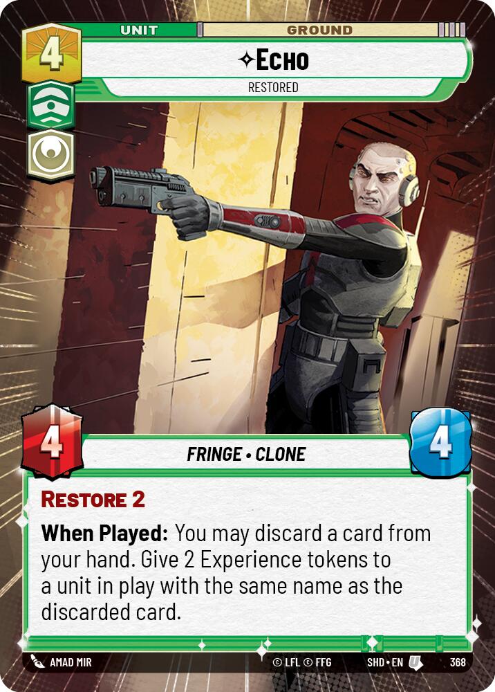 Star Wars: Unlimited: Echo - Restored (Hyperspace) card image