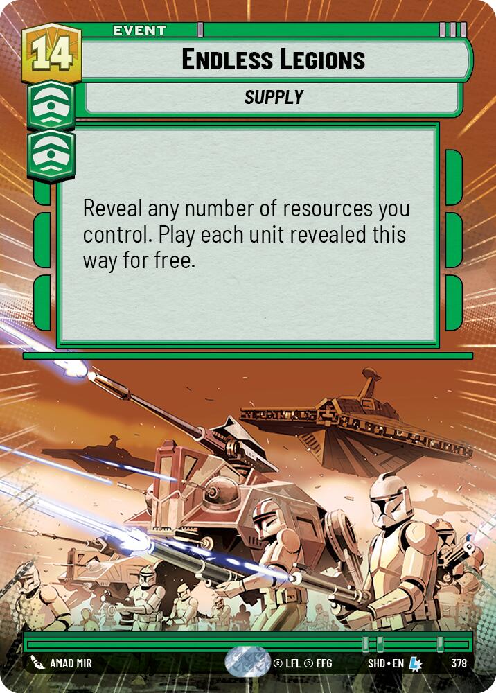 Star Wars: Unlimited: Endless Legions (Hyperspace) card image