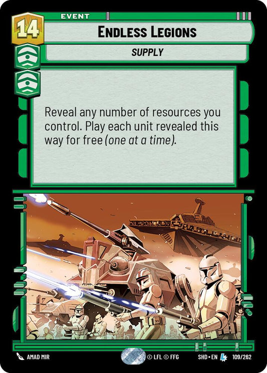 Star Wars: Unlimited: Endless Legions card image