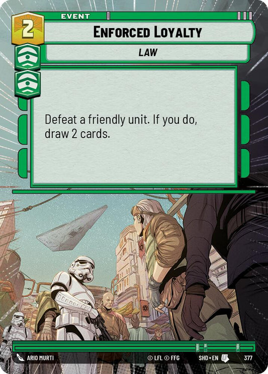 Star Wars: Unlimited: Enforced Loyalty (Hyperspace) card image