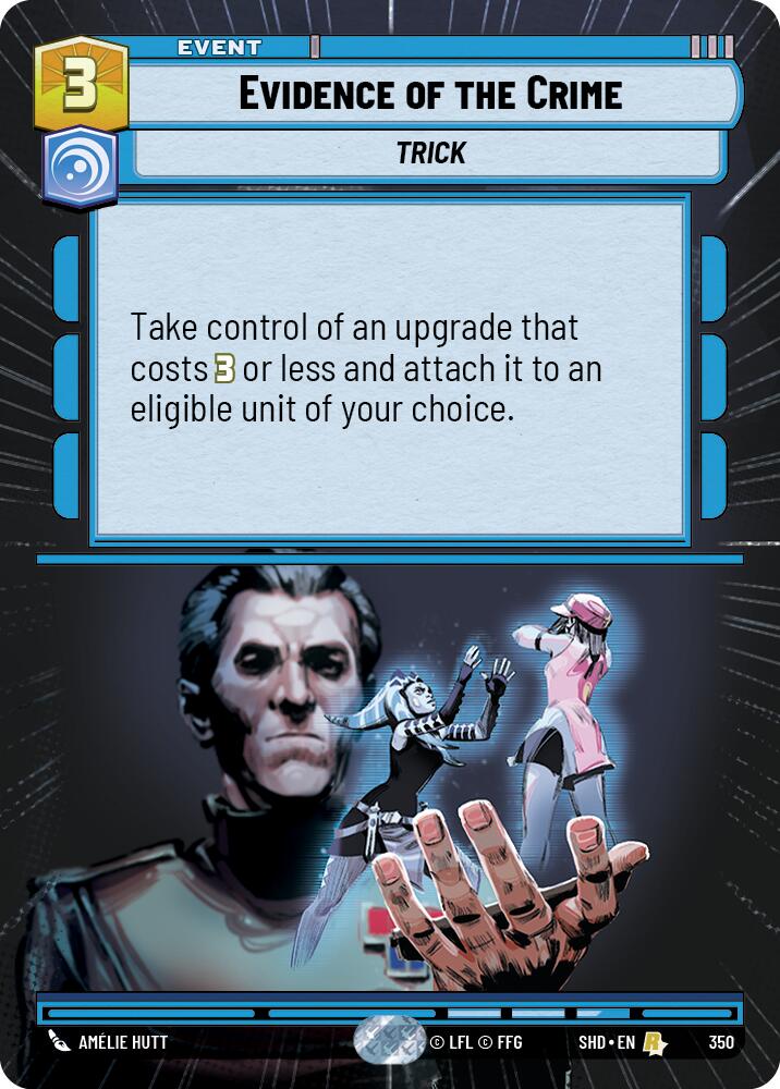 Star Wars: Unlimited: Evidence of the Crime (Hyperspace) card image