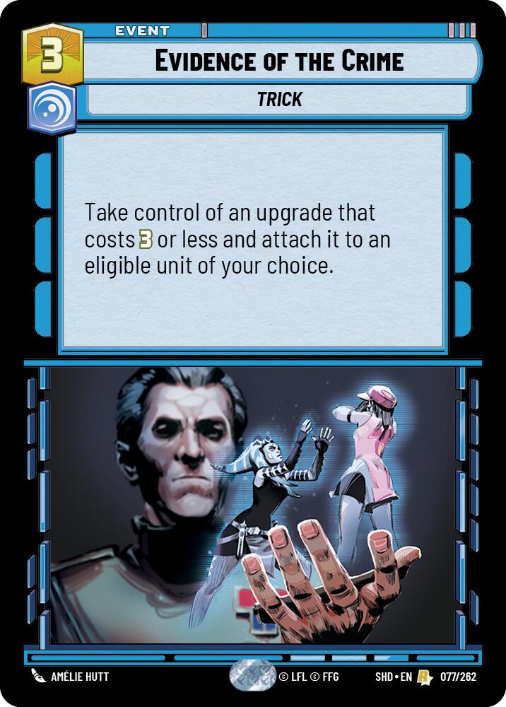 Star Wars: Unlimited: Evidence of the Crime card image