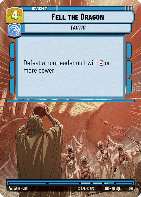 Star Wars: Unlimited: Fell the Dragon (Hyperspace) card image