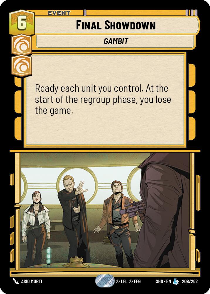 Star Wars: Unlimited: Final Showdown card image