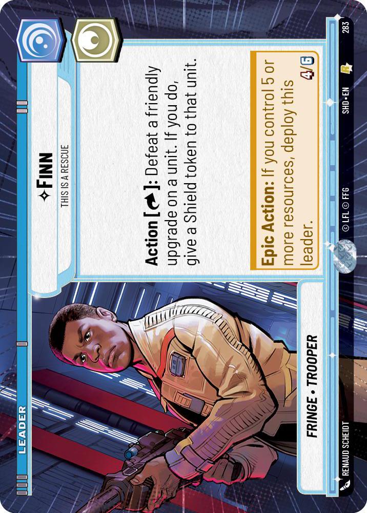 Star Wars: Unlimited: Finn - This is a Rescue (Hyperspace) card image