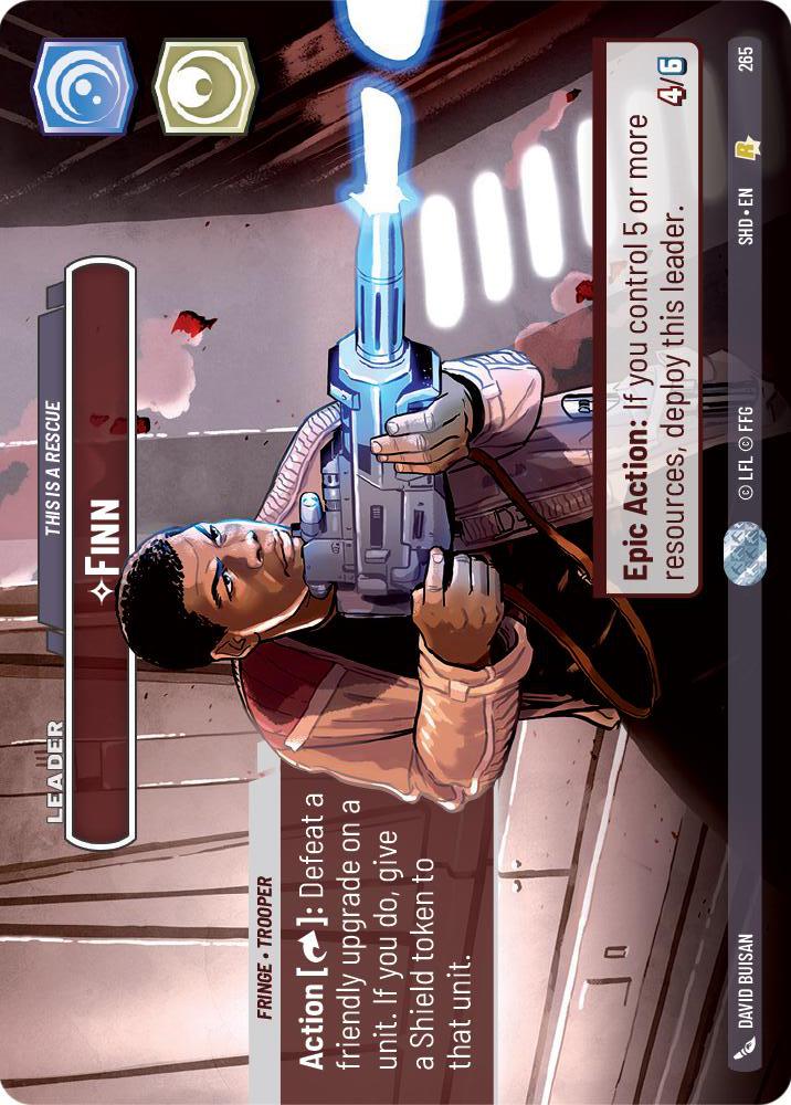 Star Wars: Unlimited: Finn - This is a Rescue (Showcase) card image