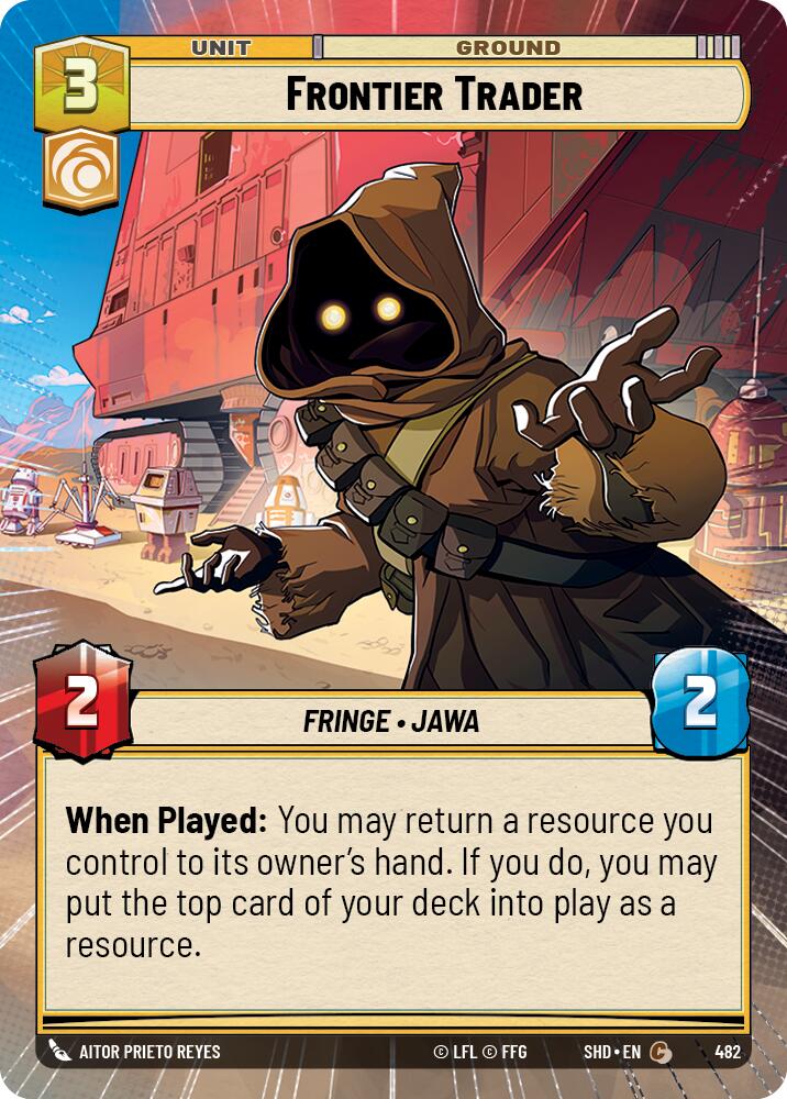 Star Wars: Unlimited: Frontier Trader (Hyperspace) card image