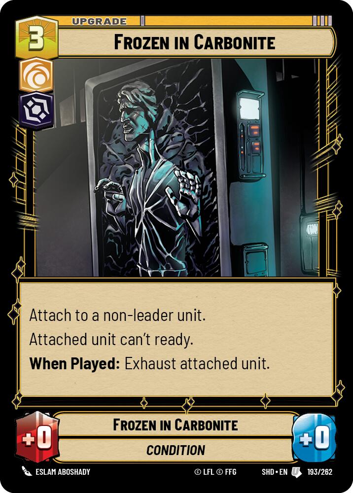 Star Wars: Unlimited: Frozen in Carbonite card image