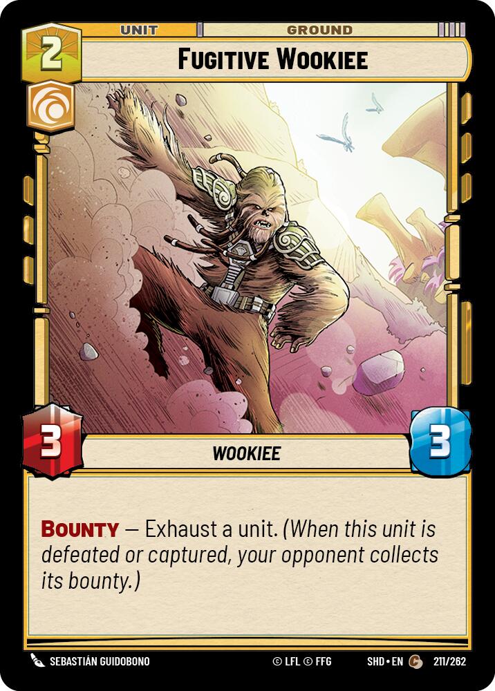 Star Wars: Unlimited: Fugitive Wookiee card image