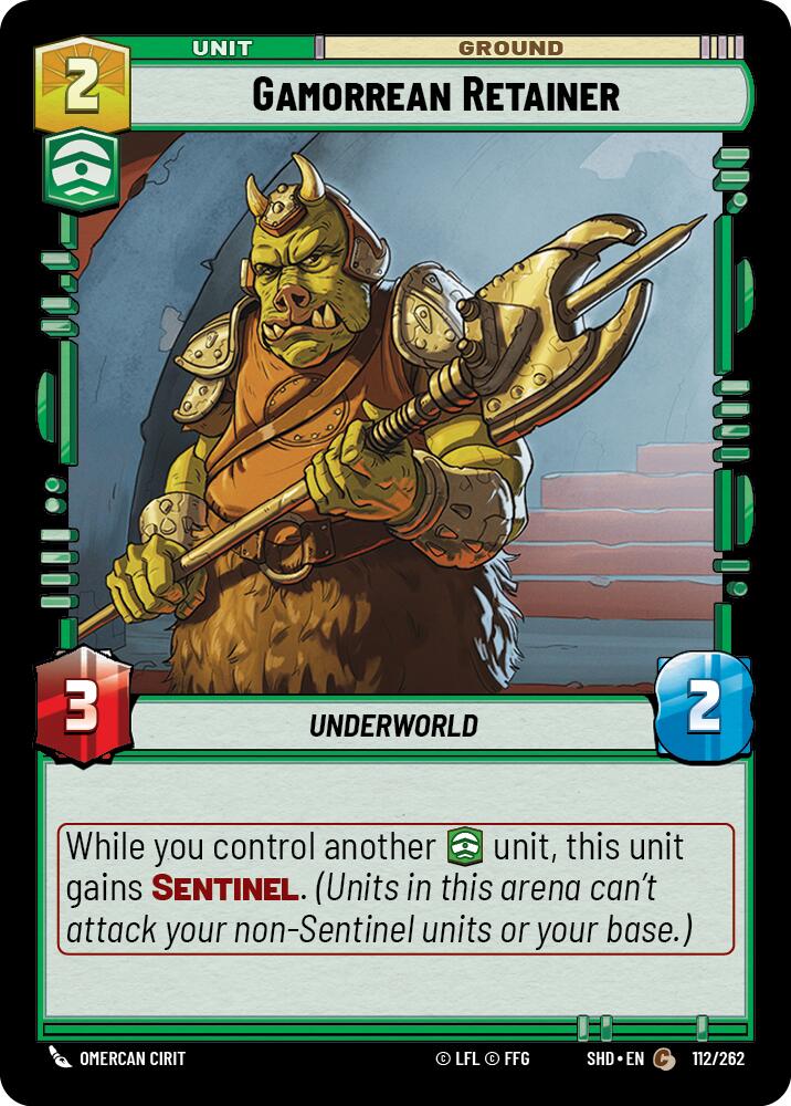 Star Wars: Unlimited: Gamorrean Retainer card image