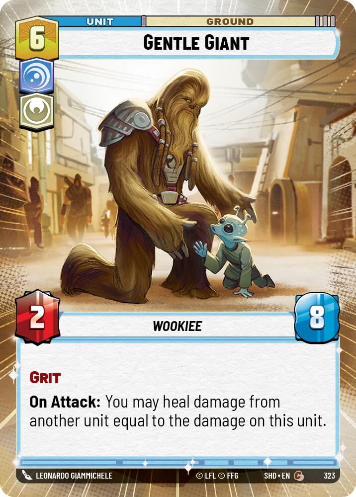 Star Wars: Unlimited: Gentle Giant (Hyperspace) card image