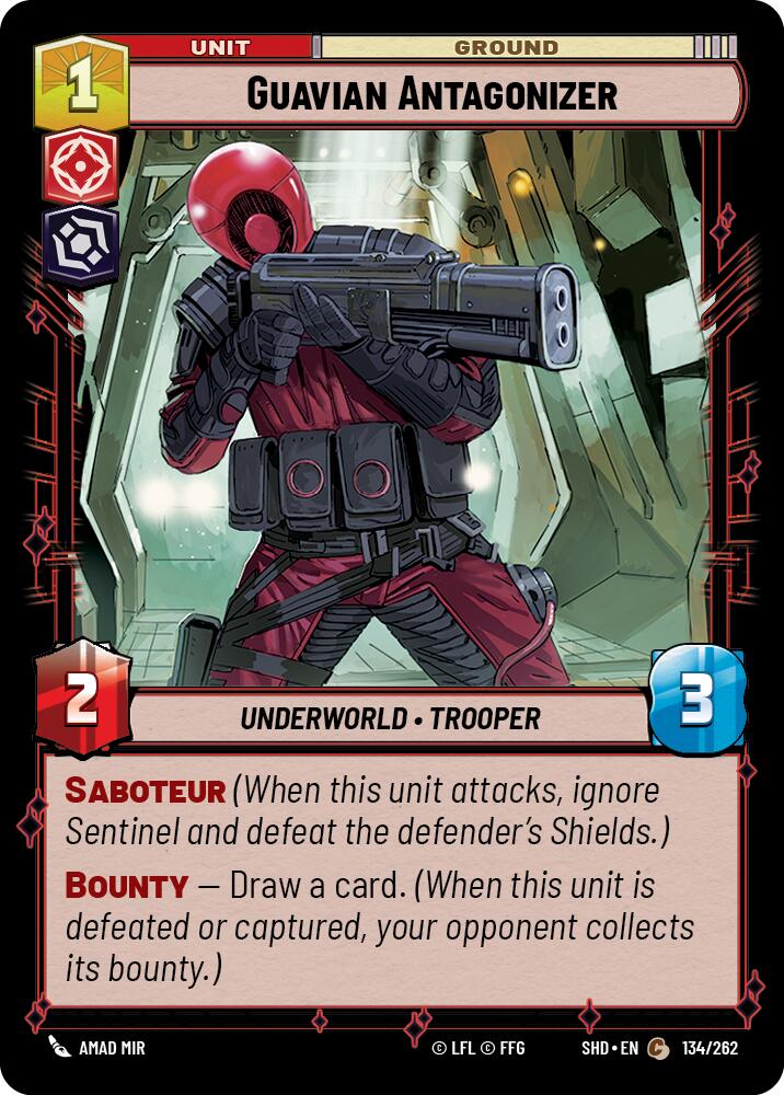 Star Wars: Unlimited: Guavian Antagonizer card image