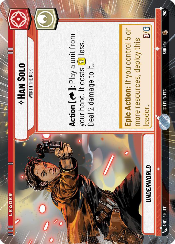 Star Wars: Unlimited: Han Solo - Worth the Risk (Hyperspace) card image