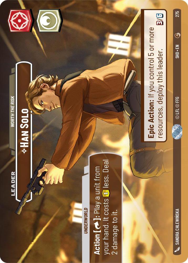 Star Wars: Unlimited: Han Solo - Worth the Risk (Showcase) card image