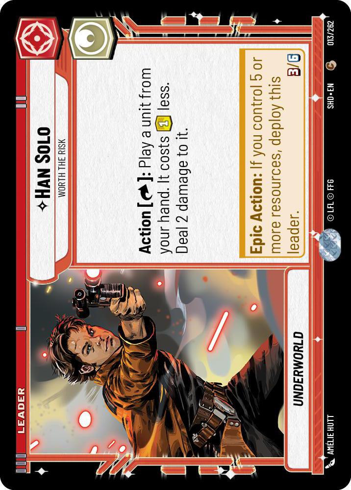 Star Wars: Unlimited: Han Solo - Worth the Risk card image