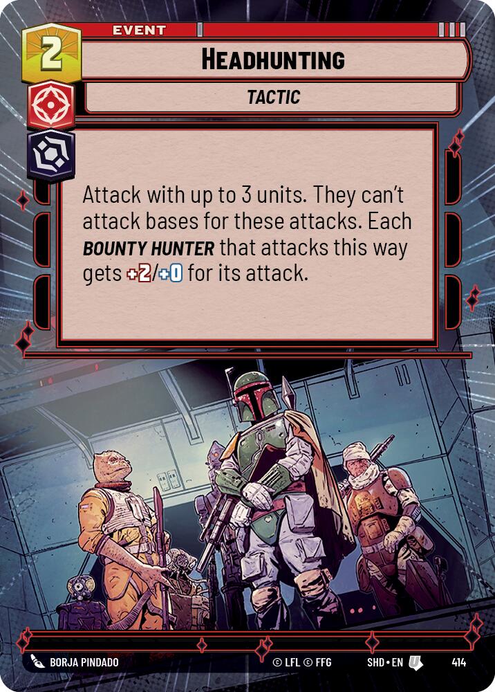 Star Wars: Unlimited: Headhunting (Hyperspace) card image