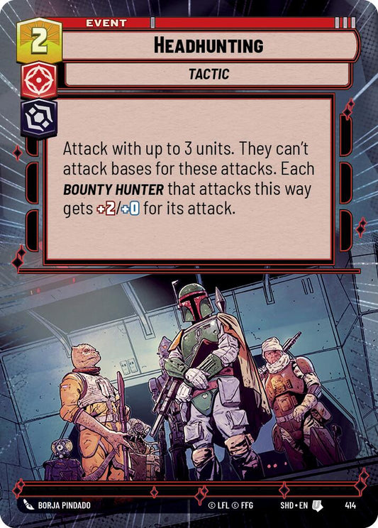 Star Wars: Unlimited: Headhunting (Hyperspace) card image