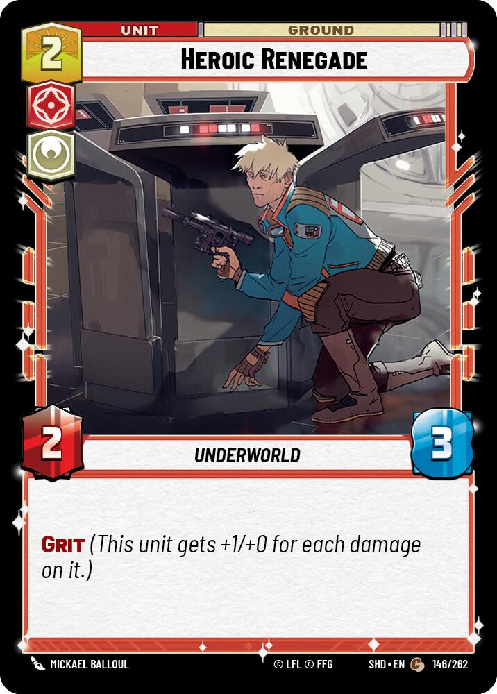 Star Wars: Unlimited: Heroic Renegade card image