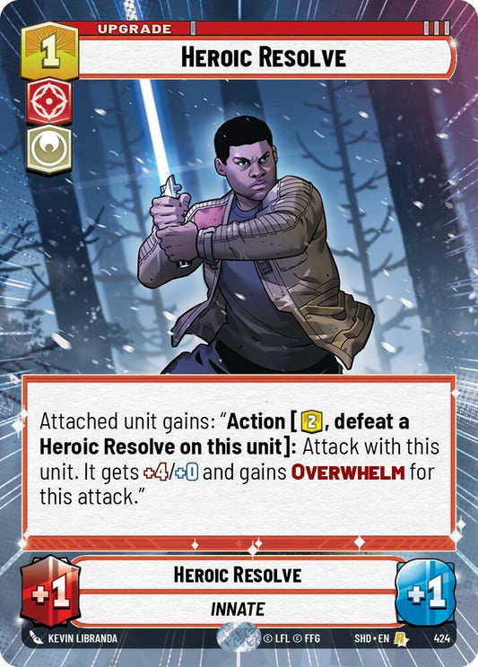 Star Wars: Unlimited: Heroic Resolve (Hyperspace) card image