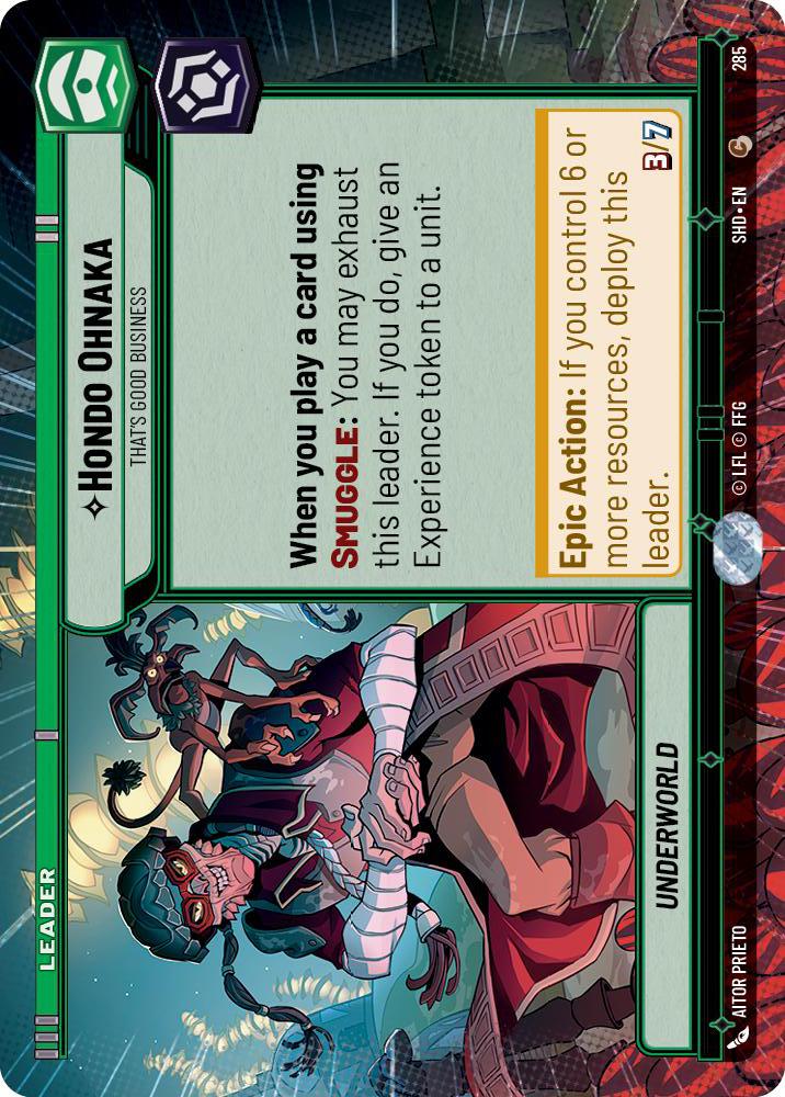 Star Wars: Unlimited: Hondo Ohnaka - That's Good Business (Hyperspace) card image