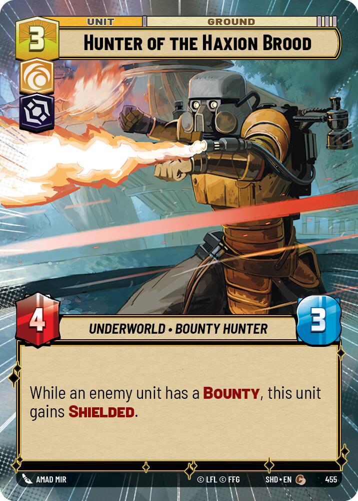 Star Wars: Unlimited: Hunter of the Haxion Brood (Hyperspace) card image