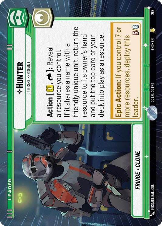 Star Wars: Unlimited: Hunter - Outcast Sergeant (Hyperspace) card image