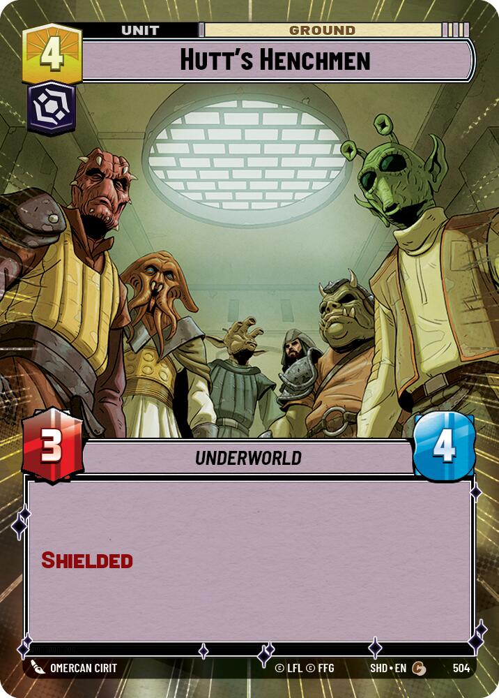 Star Wars: Unlimited: Hutt's Henchmen (Hyperspace) card image