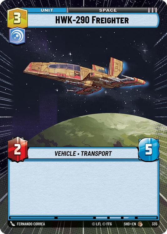 Star Wars: Unlimited: HWK-290 Freighter (Hyperspace) card image