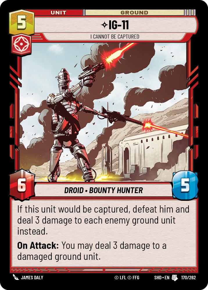 Star Wars: Unlimited: IG-11 - I Cannot Be Captured card image