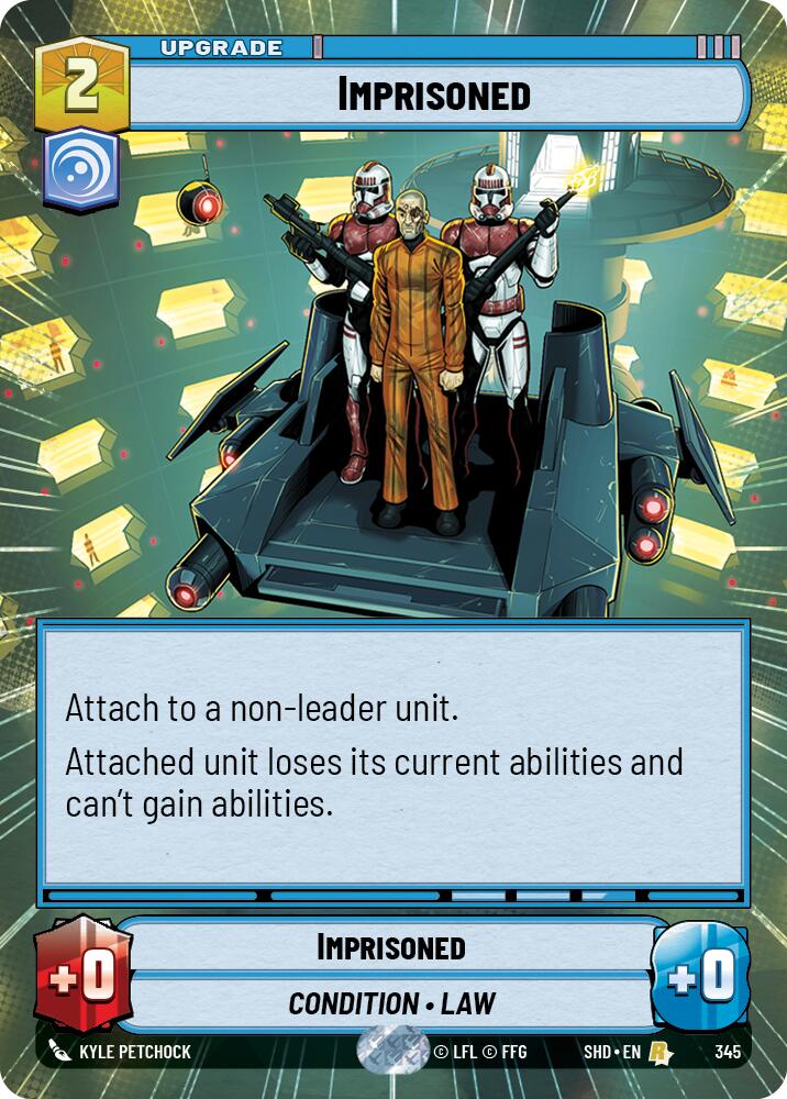 Star Wars: Unlimited: Imprisoned (Hyperspace) card image