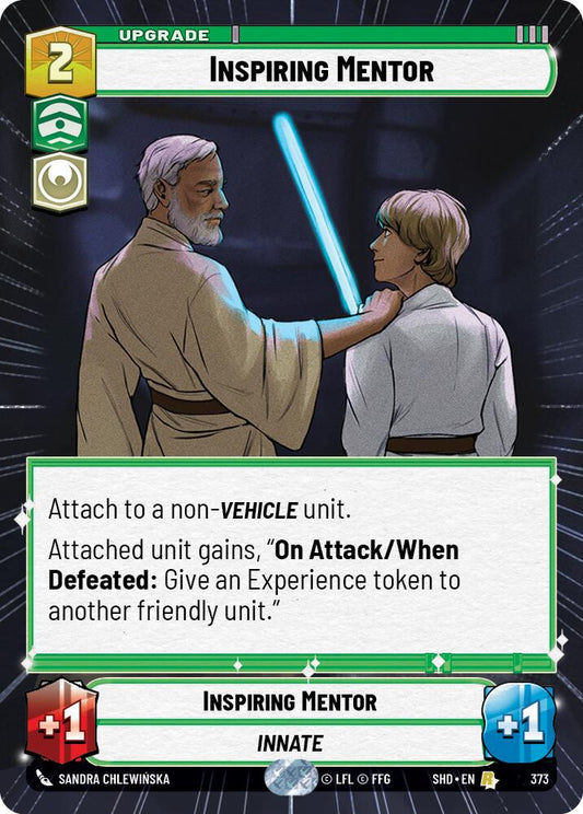 Star Wars: Unlimited: Inspiring Mentor (Hyperspace) card image