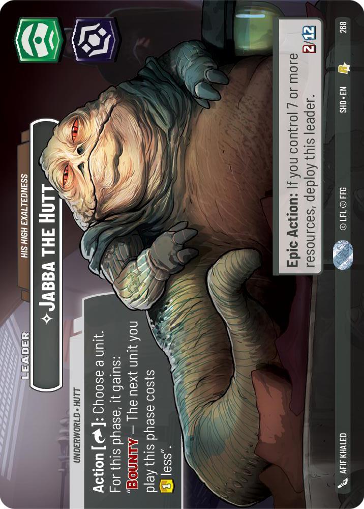 Star Wars: Unlimited: Jabba the Hutt - His High Exaltedness (Showcase) card image