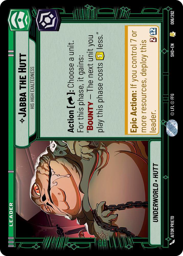 Star Wars: Unlimited: Jabba the Hutt - His High Exaltedness card image