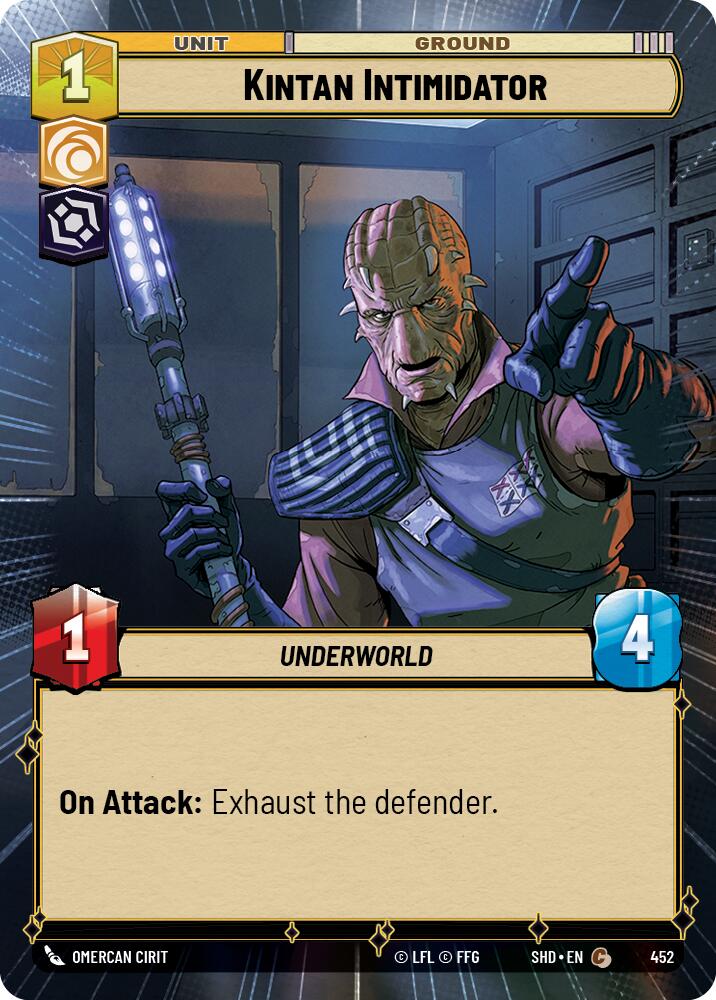 Star Wars: Unlimited: Kintan Intimidator (Hyperspace) card image