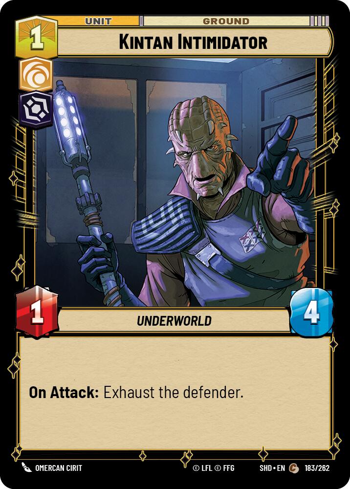 Star Wars: Unlimited: Kintan Intimidator card image