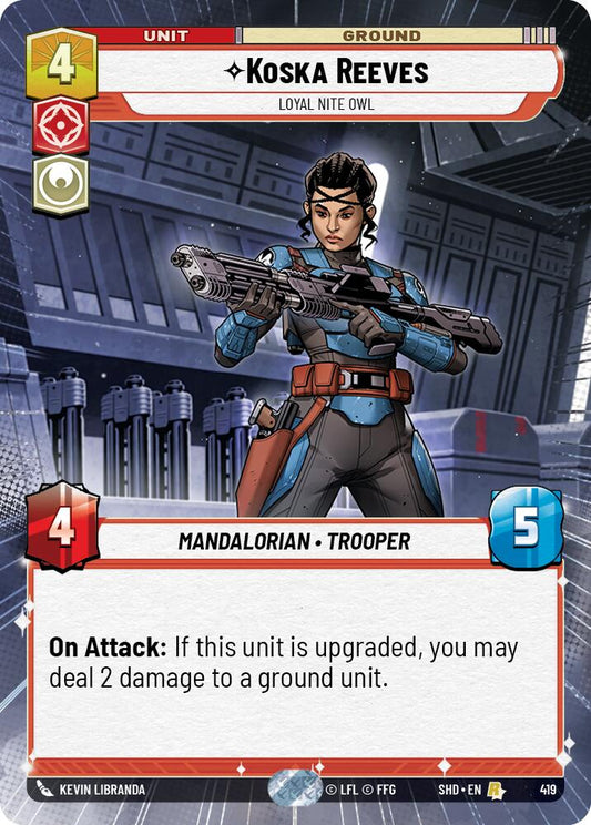 Star Wars: Unlimited: Koska Reeves - Loyal Nite Owl (Hyperspace) card image