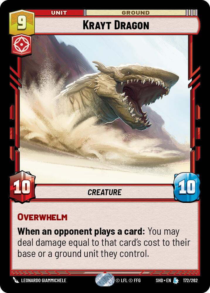 Star Wars: Unlimited: Krayt Dragon card image