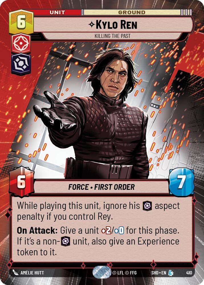 Star Wars: Unlimited: Kylo Ren - Killing the Past (Hyperspace) card image