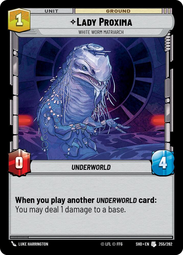 Star Wars: Unlimited: Lady Proxima - White Worm Matriarch card image