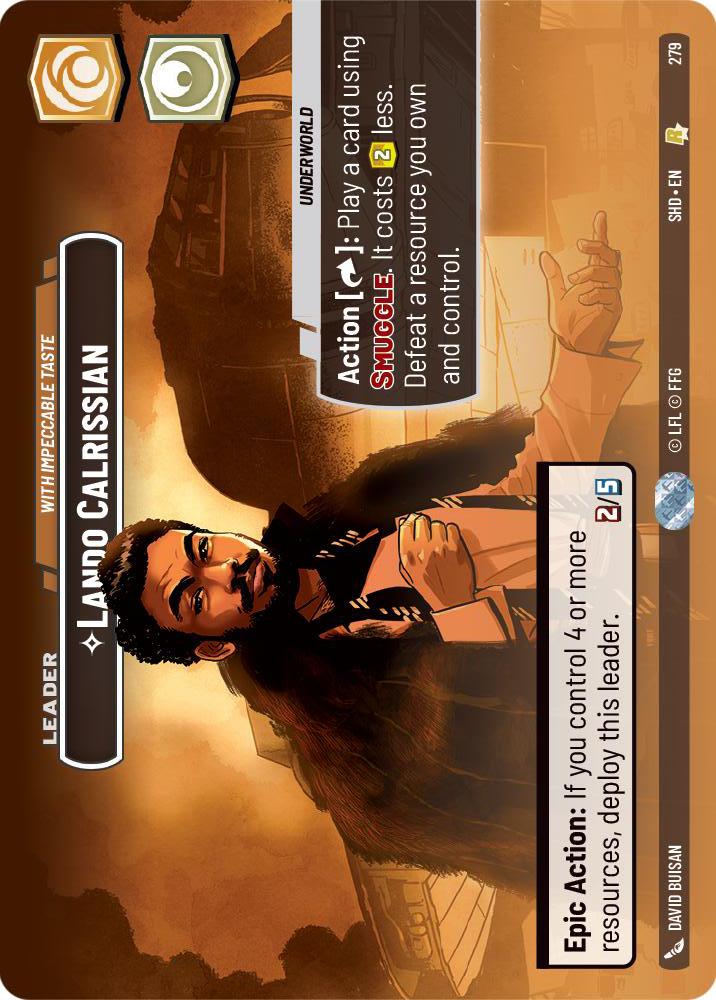 Star Wars: Unlimited: Lando Calrissian - With Impeccable Taste (Showcase) card image