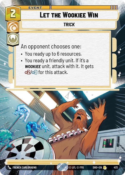 Star Wars: Unlimited: Let the Wookiee Win (Hyperspace) card image